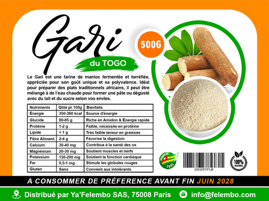 Gari - Semoule de Manioc Croquante